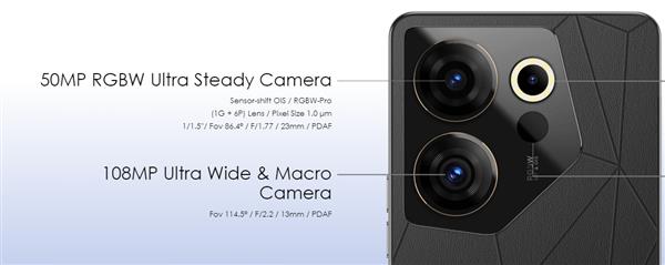 进阶配置  传音TECNO CAMON 20采用瑞声科技WLG玻塑混合镜头(图1)